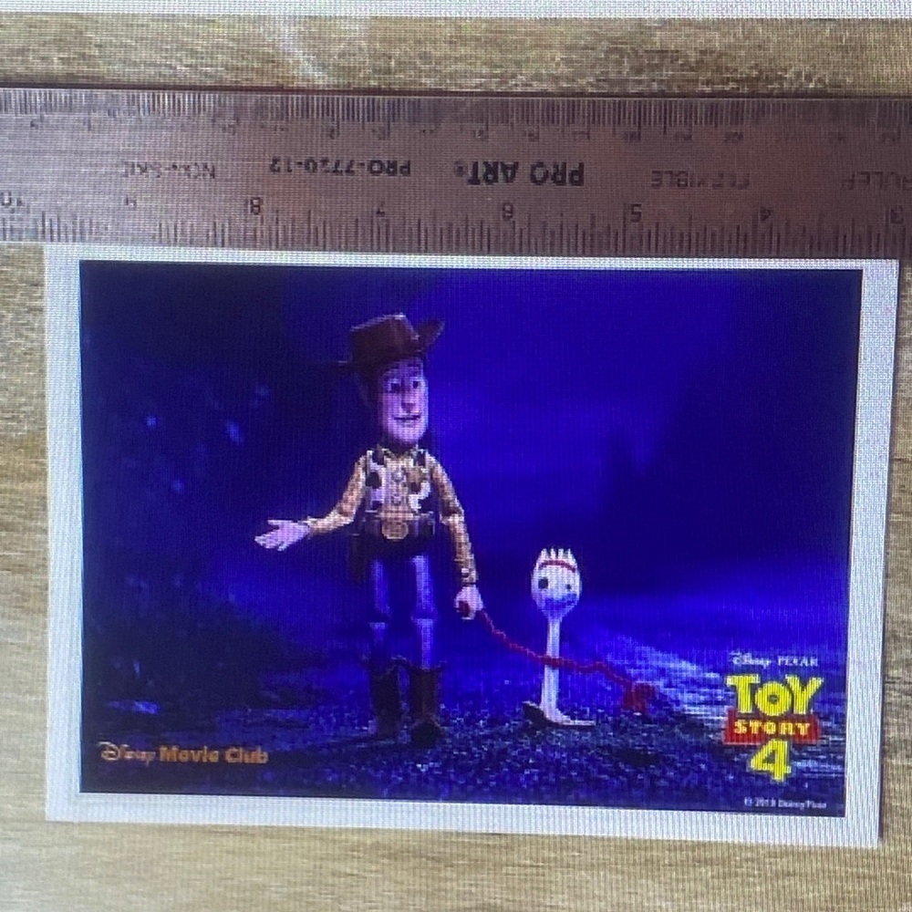 Toy Story 4 Woody and Forky Disney Movie Lithograph